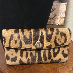 Leopard Print Clutch